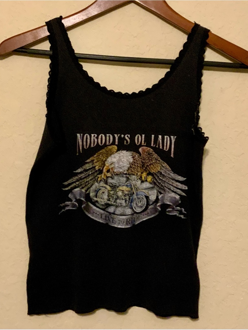CMJ “Nobody’s Ol Lady” vintage tank top
